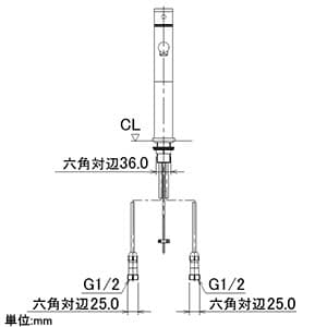 カクダイ 【生産完了品】シングルレバー混合栓 《SYATORA》 洗面用 トール型 節湯式 メッキ銅管タイプ 一般・寒冷共用 取付穴33〜36mm 吐水口高さ210mm 引棒付 シングルレバー混合栓 《SYATORA》 洗面用 トール型 節湯式 メッキ銅管タイプ 一般・寒冷共用 取付穴33〜36mm 吐水口高さ210mm 引棒付 183-144 画像4