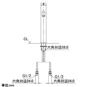 カクダイ 【販売終了】シングルレバー混合栓 《凛》 洗面用 トール型 ブレードホースタイプ 一般・寒冷共用 取付穴34〜36mm 吐水口高さ210mm 塗装仕上げ/赤 シングルレバー混合栓 《凛》 洗面用 トール型 ブレードホースタイプ 一般・寒冷共用 取付穴34〜36mm 吐水口高さ210mm 塗装仕上げ/赤 183-264 画像3