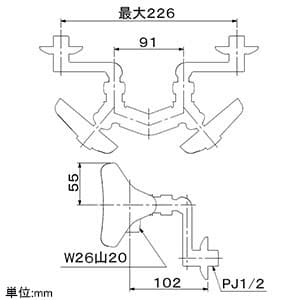 128-059 (カクダイ)｜水栓金具｜管材｜電材堂【公式】