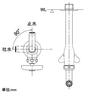 カクダイ 【販売終了】Da Reyaアイキャッチ水栓 《誰やパイプ上向けにしたん》 単水栓タイプ 呼び径13 90°開閉ハンドル機能付 Da Reyaアイキャッチ水栓 《誰やパイプ上向けにしたん》 単水栓タイプ 呼び径13 90°開閉ハンドル機能付 711-001-13 画像4