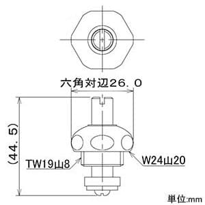 カクダイ 【販売終了】D式上部 固定コマ式 呼び13用 寒冷地仕様 旧JIS規格準拠品用 D式上部 固定コマ式 呼び13用 寒冷地仕様 旧JIS規格準拠品用 790-700 画像2