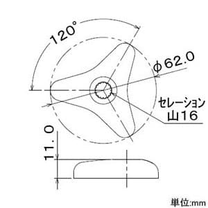 カクダイ 【販売終了】メタルハンドル 旧JIS規格準拠品用 赤ポイント付 メタルハンドル 旧JIS規格準拠品用 赤ポイント付 9068 画像2