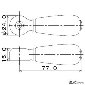 カクダイ 【生産完了品】カラーハンドル 《プリム》 交換用 アダプター付 グリーン カラーハンドル 《プリム》 交換用 アダプター付 グリーン 7936G 画像2