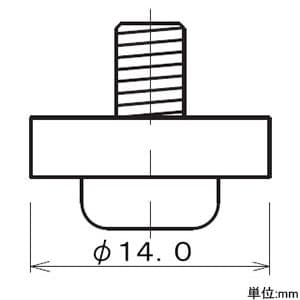 カクダイ 【販売終了】固定コマパッキン 交換用 呼び13用 寒冷地仕様 2個入 固定コマパッキン 交換用 呼び13用 寒冷地仕様 2個入 9074KK 画像2