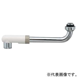 カクダイ 【販売終了】エコ泡沫SUパイプ 標準径16mmタイプ 上向・下向兼用 全長240mm エコ泡沫金具付 9135B