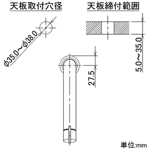 カクダイ 【販売終了】シングルレバー混合栓 《CORDIA》 洗面用 ブレードホースタイプ 一般地・寒冷地共用 取付穴径35〜38mm 吐水口高さ166.5mm シングルレバー混合栓 《CORDIA》 洗面用 ブレードホースタイプ 一般地・寒冷地共用 取付穴径35〜38mm 吐水口高さ166.5mm 183-036 画像4