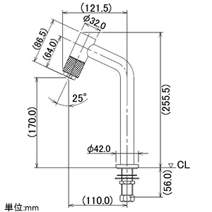 カクダイ 【生産完了品】立水栓 《魚子》 洗面用 ミドル型 単水栓タイプ 呼び径13 取付穴径22〜28mm 吐水口高さ170mm 90°開閉ハンドル機能付 立水栓 《魚子》 洗面用 ミドル型 単水栓タイプ 呼び径13 取付穴径22〜28mm 吐水口高さ170mm 90°開閉ハンドル機能付 721-205-13 画像2