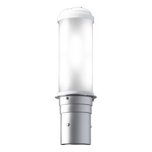 LEDポールライト 《LEDioc AREA TOLICA-L》 水銀ランプ300〜250W相当 防雨形 昼白色 電源ユニット別置形 メタリックシルバー E50073/NSAN9