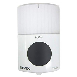 リーベックス 【生産完了品】光る押ボタン送信機 電池式 防沫形 ホワイト 《Xシリーズ》 光る押ボタン送信機 電池式 防沫形 ホワイト 《Xシリーズ》 X10D