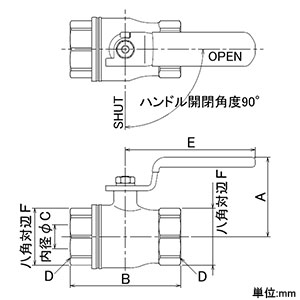 651-001-30 (カクダイ)｜バルブ｜管材｜電材堂【公式】