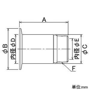 カクダイ 【販売終了】へルール外ネジアダプター 呼び1.5S×25 へルール外ネジアダプター 呼び1.5S×25 690-26-C×25 画像2