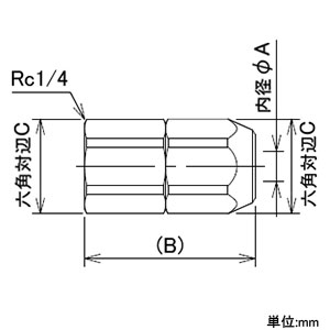 カクダイ 【販売終了】内ネジナット 適用ホース内径8.5mm×呼び6 内ネジナット 適用ホース内径8.5mm×呼び6 518-51-8.5×6 画像2