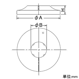 カクダイ 【販売終了】真鍮シーリングプレート 呼び13 外径54.5×内径22mm 真鍮シーリングプレート 呼び13 外径54.5×内径22mm 6225-13 画像2