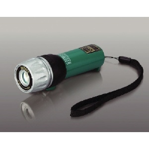 LED防爆型ミニライト 屋外用 高輝度0.5W白色LED 単4アルカリ電池×3個付 帯電防止ケース付 SEP-005D