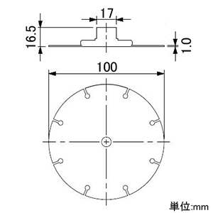 カクダイ 【販売終了】ダイヤモンドカッター ディスクグラインダー用 塩ビ管用 呼び100 M10フランジ付 ダイヤモンドカッター ディスクグラインダー用 塩ビ管用 呼び100 M10フランジ付 607-710-100 画像2