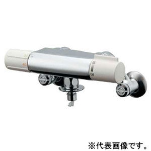 カクダイ 【販売終了】洗濯機用サーモスタット混合栓 自動閉止機構・逆流防止機能・ストッパー付 洗濯機用サーモスタット混合栓 自動閉止機構・逆流防止機能・ストッパー付 177-002