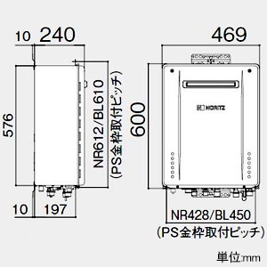 ノーリツ ガスふろ給湯器 《エコジョーズ》 設置フリー形 16号給湯タイプ スタンダードタイプ 壁掛形 PRO-TECメカ搭載 戸建住宅向け PS標準設置形 給水・給湯接続R3/4(20A) ガス種LPG ガスふろ給湯器 《エコジョーズ》 設置フリー形 16号給湯タイプ スタンダードタイプ 壁掛形 PRO-TECメカ搭載 戸建住宅向け PS標準設置形 給水・給湯接続R3/4(20A) ガス種LPG GT-C1662AWXBL20ALPG 画像2