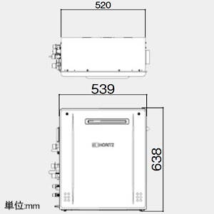 ノーリツ ガスふろ給湯器 《エコジョーズ》 設置フリー形 24号給湯タイプ スタンダードタイプ 据置形 PRO-TECメカ搭載 戸建住宅向け 給水・給湯接続R3/4(20A) ガス種12A・13A ガスふろ給湯器 《エコジョーズ》 設置フリー形 24号給湯タイプ スタンダードタイプ 据置形 PRO-TECメカ搭載 戸建住宅向け 給水・給湯接続R3/4(20A) ガス種12A・13A GT-C2462ARXBL20A12A13A 画像3