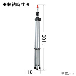 ハタヤ レンカスタンド 耐荷重12.0kg 高さ1310〜2000mm レンカスタンド 耐荷重12.0kg 高さ1310〜2000mm CPL-2 画像3