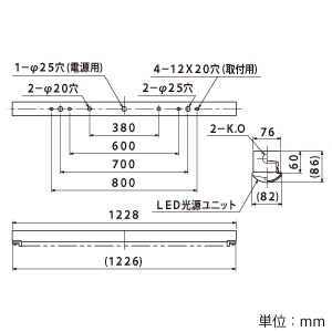 WGP4A1+WGE403DE-N14A1 (日立)｜日立製 交換形LEDベース器具 スマート
