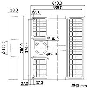 カクダイ 【生産完了品】洗濯機用防水パン W750サイズ 耐荷重3.0kN ビス・キャップ付 トラップ別売 アイボリー 洗濯機用防水パン W750サイズ 耐荷重3.0kN ビス・キャップ付 トラップ別売 アイボリー 426-410 画像2