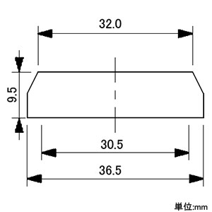 カクダイ 【販売終了】三角パッキン 補修用 呼び32 三角パッキン 補修用 呼び32 434-610-32 画像2