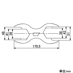 カクダイ 【販売終了】排水管たいへんレンチ 排水管たいへんレンチ 609-609 画像2