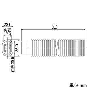 カクダイ 【販売終了】ペア耐熱管10A 追焚付給湯機から一口循環金具までの配管用 長さ25m アルミ巻ペア・専用サヤ管付 耐熱PE製 ペア耐熱管10A 追焚付給湯機から一口循環金具までの配管用 長さ25m アルミ巻ペア・専用サヤ管付 耐熱PE製 416-011-25 画像2