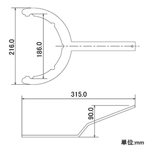 カクダイ 【販売終了】しめつけ工具(大) 4520S・4520W・452-032・452-033用 しめつけ工具(大) 4520S・4520W・452-032・452-033用 6090 画像2