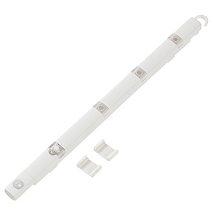 電材堂 【販売終了】LEDバー 乾電池式 高輝度白色LED×3灯 人感・明暗センサー付 NL50WHDNZ