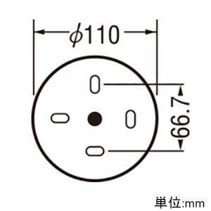 オーデリック 【生産完了品】LEDスポットライト 防雨型 ビーム球150W相当 E26口金 ランプ別売 マットシルバー LEDスポットライト 防雨型 ビーム球150W相当 E26口金 ランプ別売 マットシルバー OG044176 画像3