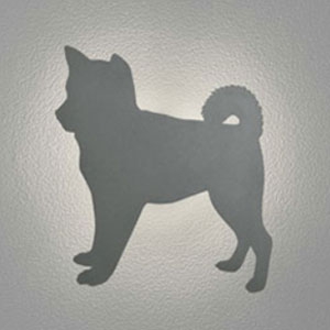 オーデリック 【生産完了品】LED一体型ポーチライト 《DECO WALL LIGHT S》 防雨型 電球色 柴犬 LED一体型ポーチライト 《DECO WALL LIGHT S》 防雨型 電球色 柴犬 OG254643