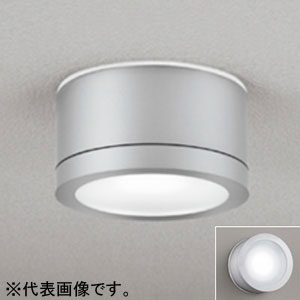 オーデリック 【生産完了品】LEDポーチライト 防雨型 壁面・天井面取付兼用 白熱灯100W相当 電球色 マットシルバー LEDポーチライト 防雨型 壁面・天井面取付兼用 白熱灯100W相当 電球色 マットシルバー OG254603LD