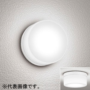 オーデリック 【生産完了品】LED一体型ポーチライト 防雨・防湿型 壁面・天井面・傾斜面取付兼用 白熱灯60W相当 電球色 オフホワイト LED一体型ポーチライト 防雨・防湿型 壁面・天井面・傾斜面取付兼用 白熱灯60W相当 電球色 オフホワイト OG254820