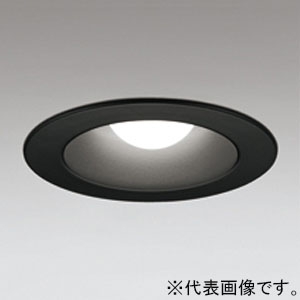 オーデリック LEDベースダウンライト M形 一般形 白熱灯60Wクラス 電球色 埋込穴φ125 幅広タイプ ブラック OD301080LD