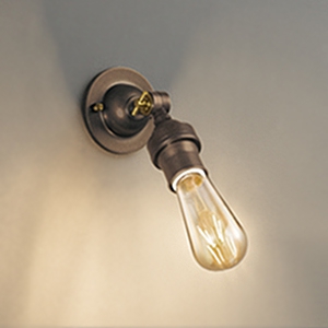 オーデリック LEDブラケットライト 《Steampunk》 壁面・天井面・傾斜面取付兼用 白熱灯30W相当 電球色 調光タイプ OS256130LC