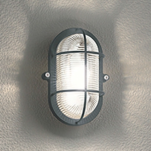 オーデリック LEDブラケットライト 防雨・防湿型 壁面・天井面・傾斜面取付兼用 縦・横向き取付可能 白熱灯40W相当 電球色 チャコールグレー OG254605LD