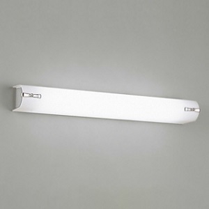 オーデリック 【生産完了品】LED一体型ブラケットライト 壁面・天井面取付兼用 FL20W相当 昼白色 マットシルバー OB255100