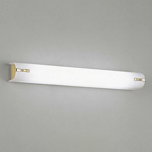 オーデリック 【生産完了品】LED一体型ブラケットライト 壁面・天井面取付兼用 FL20W相当 昼白色 金色 OB255099