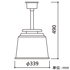 オーデリック 【生産完了品】LED高天井器具 メタルハライドランプ400Wクラス 昼白色 電源別置型 LED高天井器具 メタルハライドランプ400Wクラス 昼白色 電源別置型 XL501013 画像2