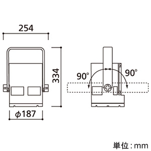 オーデリック 【生産完了品】LED高天井器具 防雨型 水銀灯400Wクラス 電球色 拡散配光 電源別置型 LED高天井器具 防雨型 水銀灯400Wクラス 電球色 拡散配光 電源別置型 XG454016 画像2