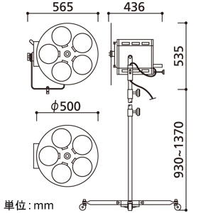 オーデリック 【生産完了品】演出効果・舞台用照明 ハロゲン球1000W カラーホイル・カラーフィルター付 演出効果・舞台用照明 ハロゲン球1000W カラーホイル・カラーフィルター付 OE031035 画像2