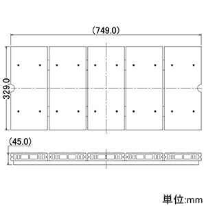 カクダイ 【生産完了品】ペット用すのこ 屋外用 サイズW749×D329×H45mm ペット用すのこ 屋外用 サイズW749×D329×H45mm 624-954 画像2