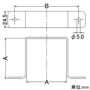 カクダイ 【販売終了】水栓柱用サドルバンド 80角用タイプ 水栓柱用サドルバンド 80角用タイプ 625-603 画像2