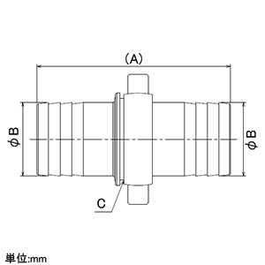 カクダイ 【販売終了】カップリング タケノコ式 散水・屋外冷却用 タケノコ外径32.5mm 亜鉛製 カップリング タケノコ式 散水・屋外冷却用 タケノコ外径32.5mm 亜鉛製 514-300-30 画像2