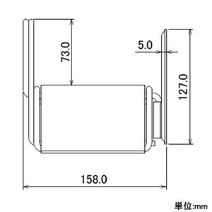 カクダイ 【販売終了】ステンレスハンガー 散水・屋外冷却用 ビス付 ステンレスハンガー 散水・屋外冷却用 ビス付 5592 画像3