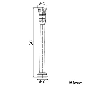 カクダイ 【生産完了品】DA噴霧ノズル 大口径タイプ 運動場・土木工事・解体作業用 呼び50 マチノメス DA噴霧ノズル 大口径タイプ 運動場・土木工事・解体作業用 呼び50 マチノメス 523-303-50 画像2