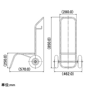 カクダイ 【生産完了品】噴霧ポンプ用キャリー 屋外冷却噴霧システム用 噴霧ポンプ用キャリー 屋外冷却噴霧システム用 576-207 画像3