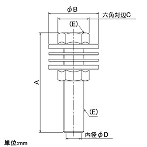 カクダイ 【販売終了】樹脂製タンク取付金具 呼び13 樹脂製タンク取付金具 呼び13 617-131-13 画像2