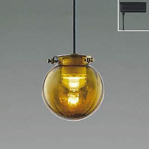 LED一体型ペンダントライト 《MICROSGLASS》 ライティングレール取付専用 白熱球60W相当 電球色 調光タイプ アンバー AP47571L